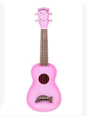 Makala Pink Burst Saprano Ukulele